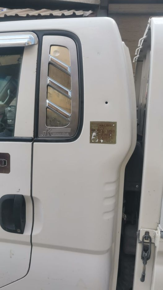 Damage caused by a bullet during clashes in the town of Gharanij on August 29, 2023. (Image posted by Alsaityat via Facebook)
