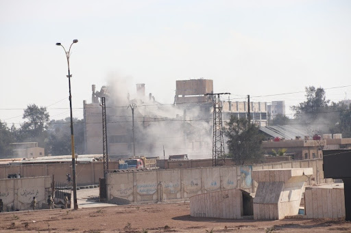Syria Democratic Forces liberate 9 hostages inside Al-Sina'a prison in Ghweran neighborhood of Hasaka city during an operation on Monday night. (Hawar News Agency)