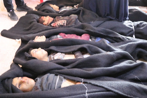 Most of those killed and injured in the alleged Turkish strike on Tal Rifaat, Dec 2nd 2019, are children (via SOHR).