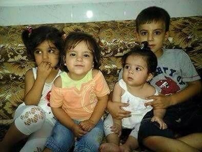 Salem, Fatima, Rimas and Mais al Amin, killed in alleged Coalition strike July 12th (via Raqaa Is Being Slaughtered Silently)