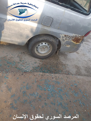 Aftermath of alleged Turkish shelling on residential areas in Ain Issa, Raqqa on Nov 28th, 2020. (via SOHR)