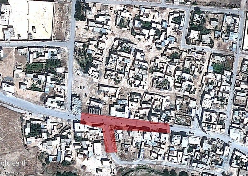 Amnesty satellite analysis of a Coalition airstrike at al Ghandour in July 2016, which likely killed 28 or more civilians