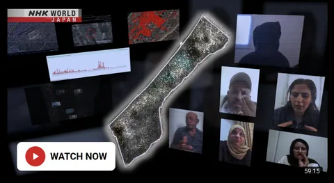 Japanese state media interview Airwars for Gaza documentary