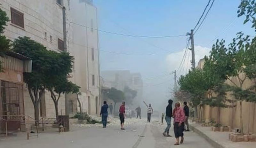 @avhakanbenzer tweeted a photo on Karkamis district after a grenade hit allegedy by YPG on May 12th 2022 (Image via Twitter)