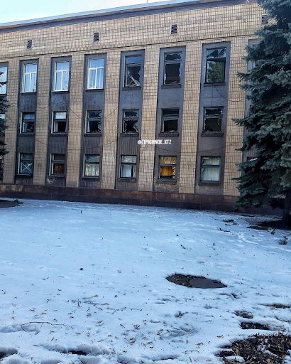 Damage caused by shelling of Kharkiv on March 20, 2022. (Image posted by Tipichnoextz via Telegram)
