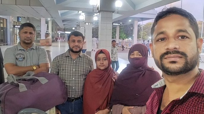Abul Mohsin Tareq (2nd from left). Photo: Collected