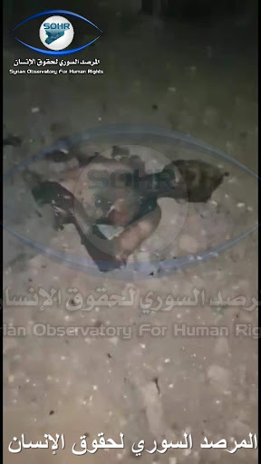 One of the civilians killed in the attack (via SOHR)