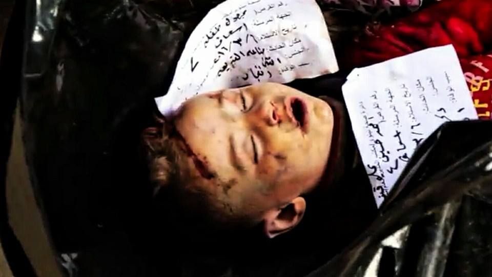 Unnamed child victim of reported Coalition strike on Mosul March 5th (via NRN News)