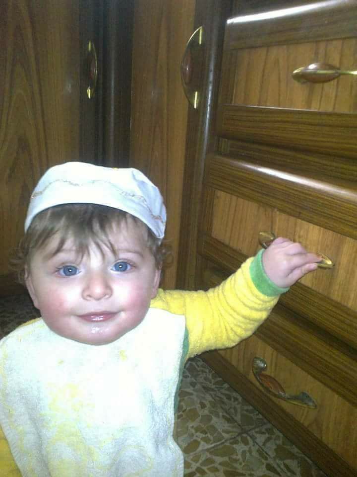 This young girl reportedly died in the raids on Al Mansour, together with her father and all of her family members (via Wadi Hajar Facebook)