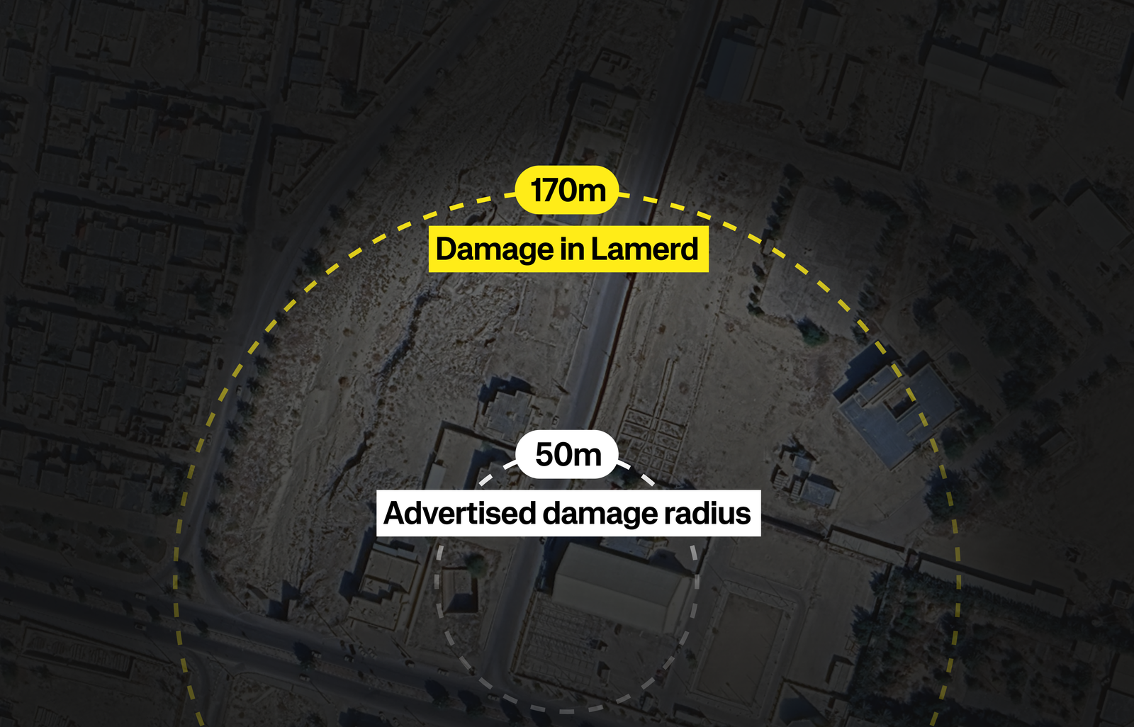 New U.S. munition has damage radius of at least 170 metres, Airwars finds
