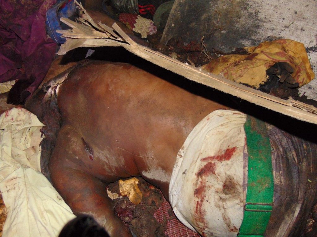 Victim of an alleged US strike near Janaale on March 10th, 2020 (via Somali Memo)