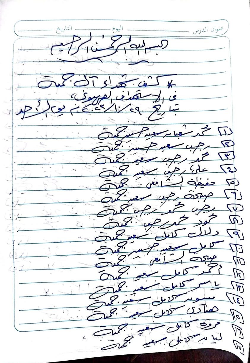 عائلة جمعة