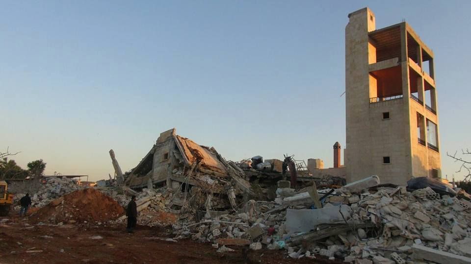 The MSF hospital in Al Hamidiya after alleged Russian strikes on Feb 15th (via SNN)