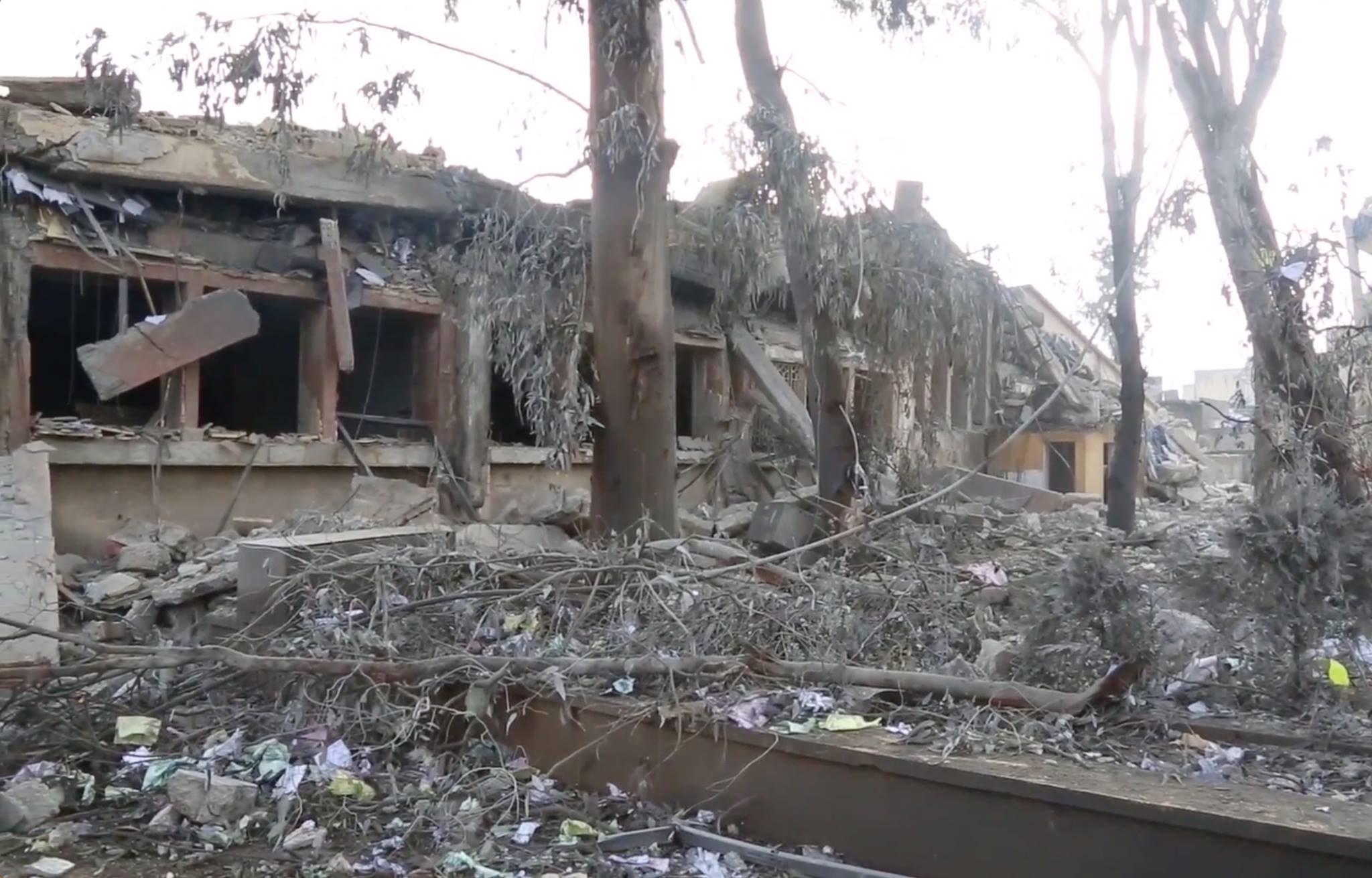 Aftermath of an apparently confirmed Coalition strike January 5th, which may have killed three non-combatants (via Raqqah Is Being Slaughtered Silently)