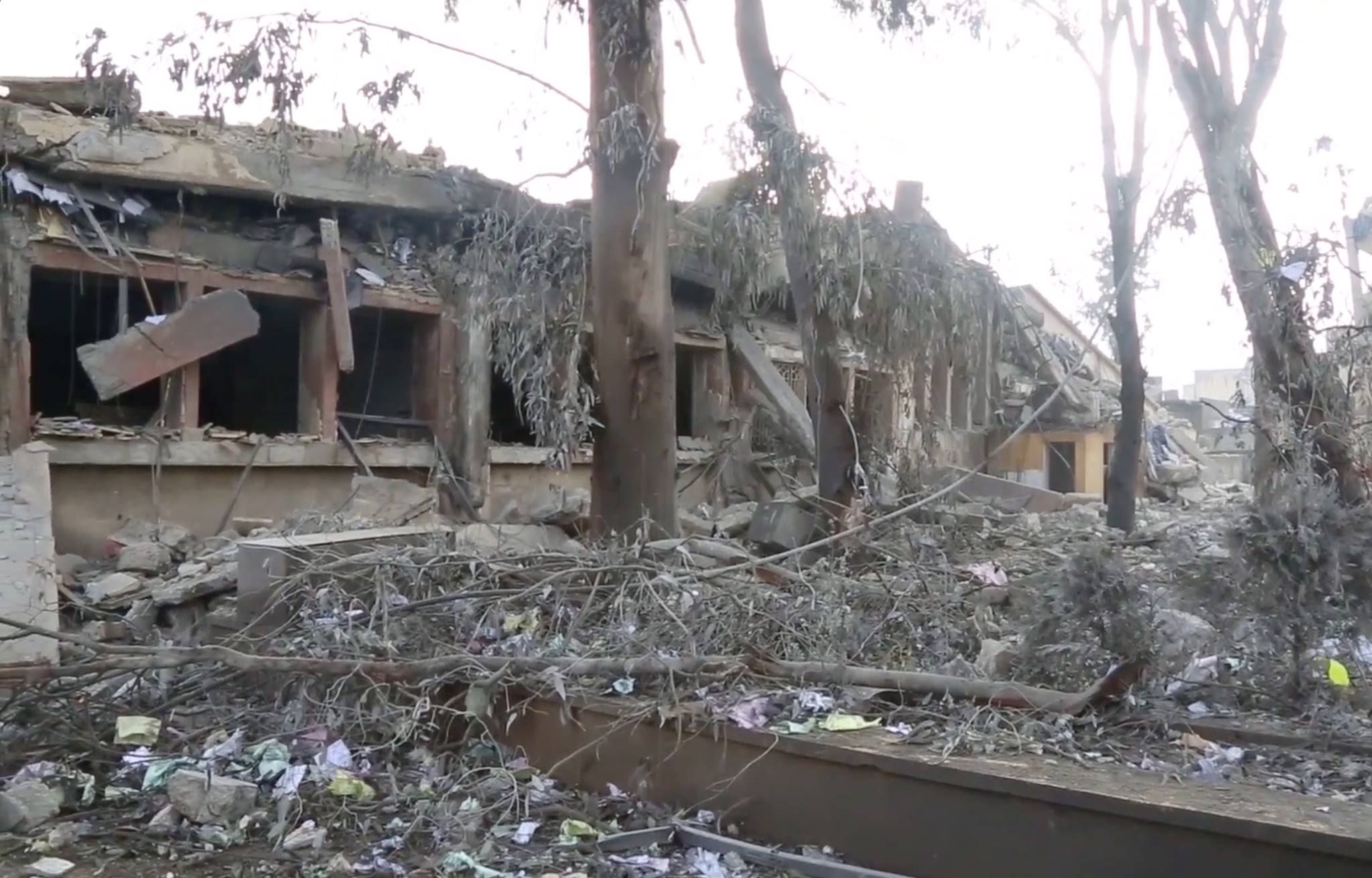 Aftermath of an apparently confirmed Coalition strike January 5th, which may have killed three non-combatants (via Raqqah Is Being Slaughtered Silently)