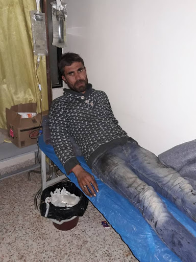 Civilians killed and injured in an alleged Turkish strike on a vehicle of 5 civilians in Qurunful village in Syria on Nov 20th, 2019 (via ANHA)