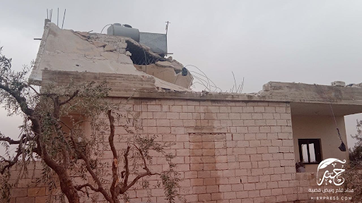 Hipa Press reported from the site of US air raid on February 3rd 2022.