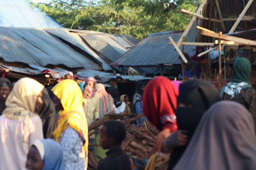 Damage caused by alleged Kenyan airstrikes on Jilib on August 15, 2023. (Image posted by @xuquuqda1)