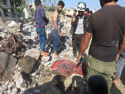 Civilian casualties recorded as a result of airstrikes on Kansafra on June 22nd, 2019. (via @AbdulRazzAlkhal)