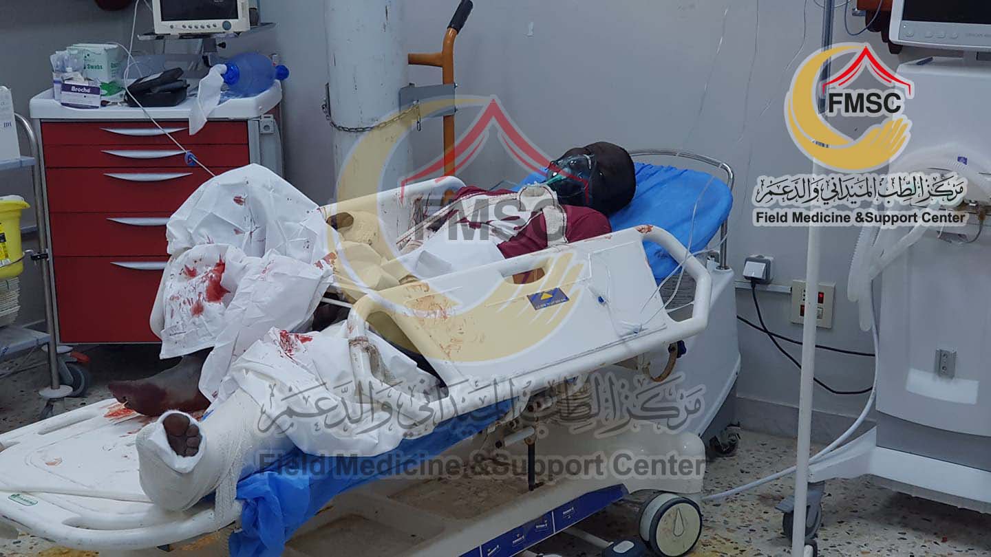 Alleged victim of LNA shelling on Tajoura on April 9th, 2020 (via FMSC)