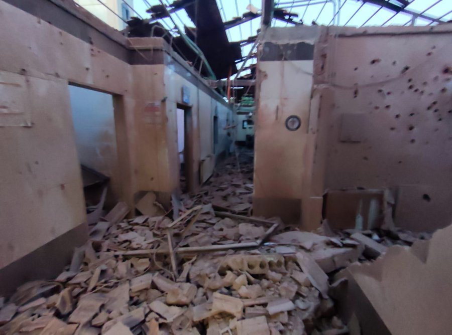 An image posted by the Turkish Defense Ministry shows the damage caused by the airstrikes on Afrin of June 12, 2021. (Image posted by @tcsavunma)