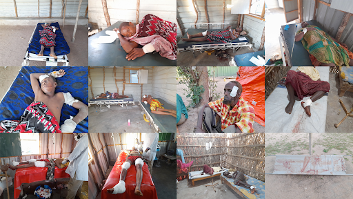 Civilians killed and injured by alleged US airstrikes in Somalia on July 24, 2023. (Image posted by Mepa News)
