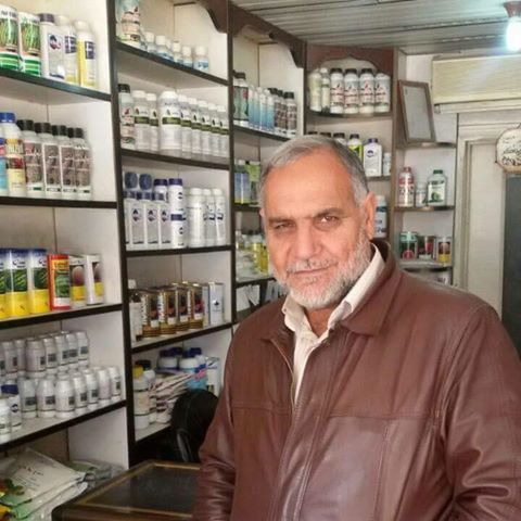 'The agricultural engineer Issa Al Karat martyred in the air raids on the city of Raqqa this morning [Mar 19th]' (via RBSS)