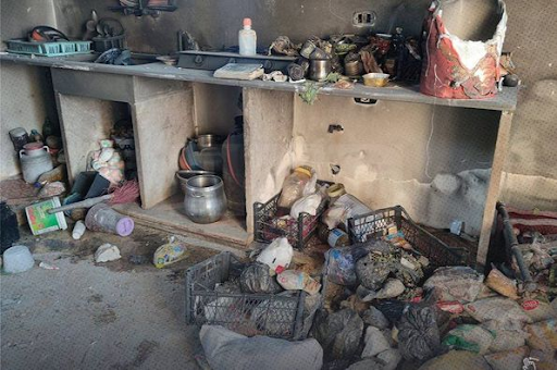 2 of 2: Syria TV published "pictures of the house that was targeted by the American forces at dawn today" on February 3rd 2022 (Image via Facebook)