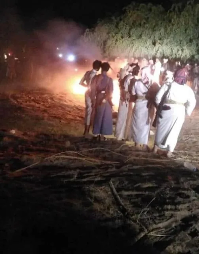 After an alleged US drone strike in Mareb, Al-Qaeda were reported to have blocked off the area, preventing exit and entry (Image via Saras 24)