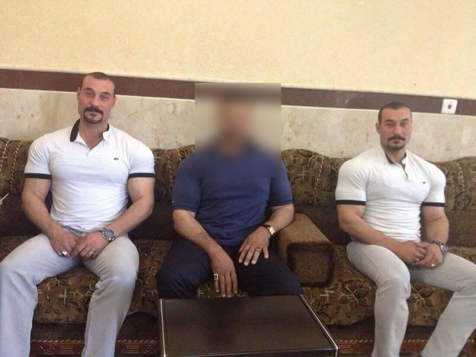 Twins Ali and Rakan Thamer Abdullah, two well known local bodybuilders who were slain in western Mosul. Image courtesy of Iraqoon Agency.